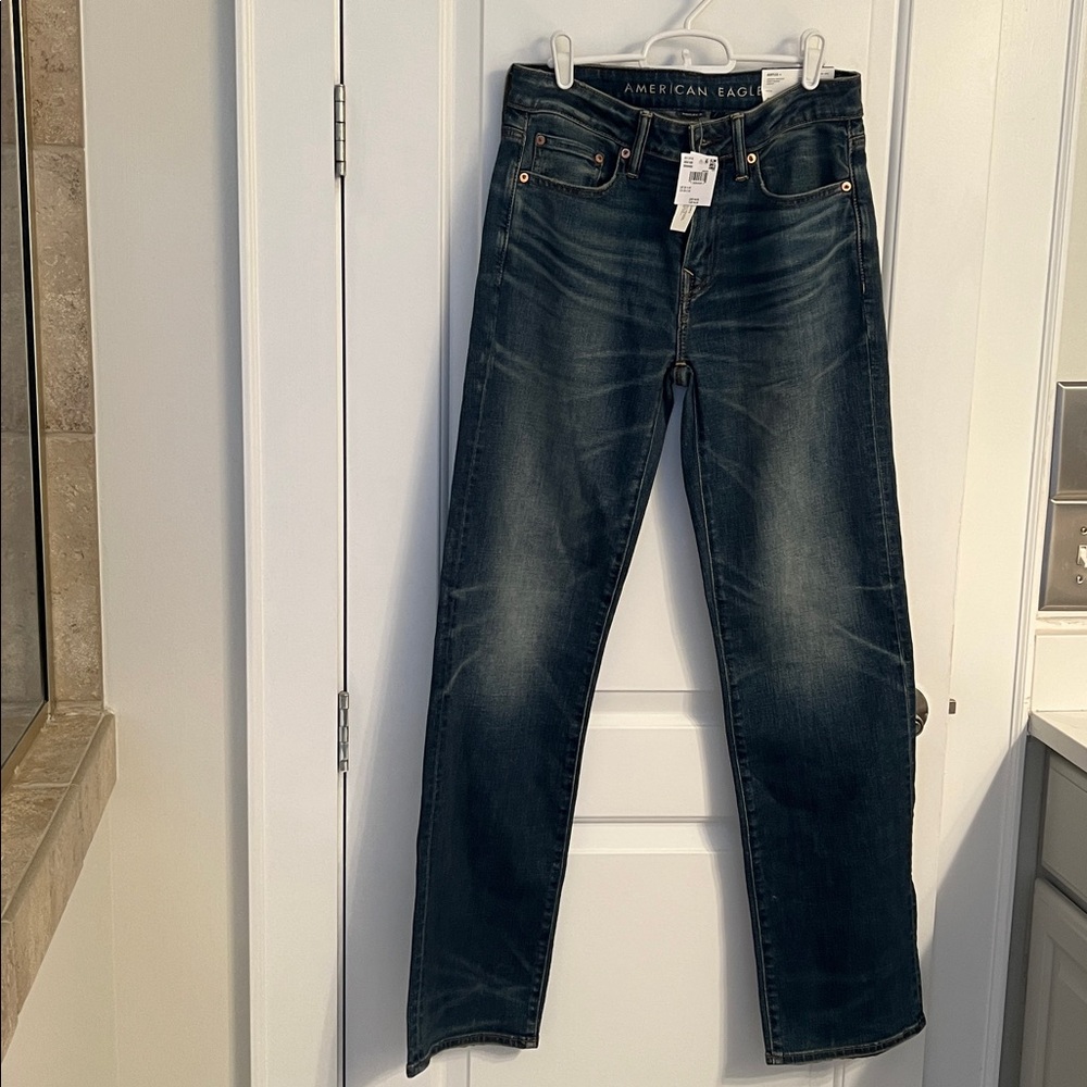 American Eagle Outfitters Men's Indigo Straight Jeans